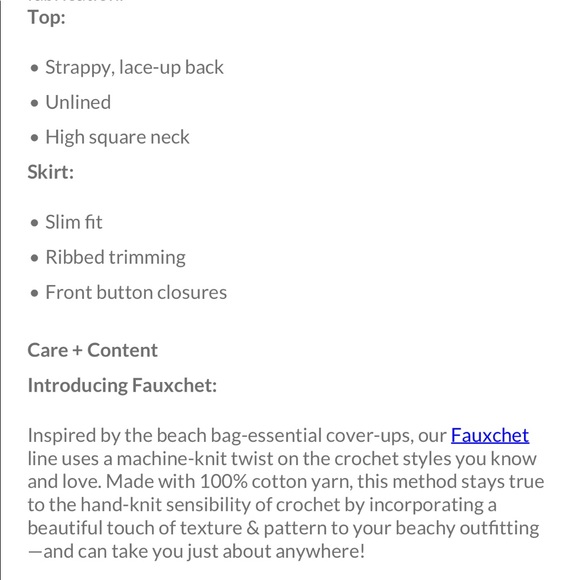 Free People Two Piece Crochet Set - Picture 10 of 12